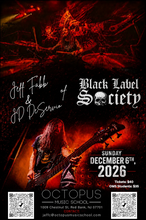 Load image into Gallery viewer, Black Label Society's JD DeServio &amp; Jeff Fabb Masterclass
