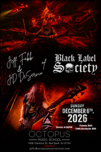 Load image into Gallery viewer, Black Label Society's JD DeServio &amp; Jeff Fabb Masterclass

